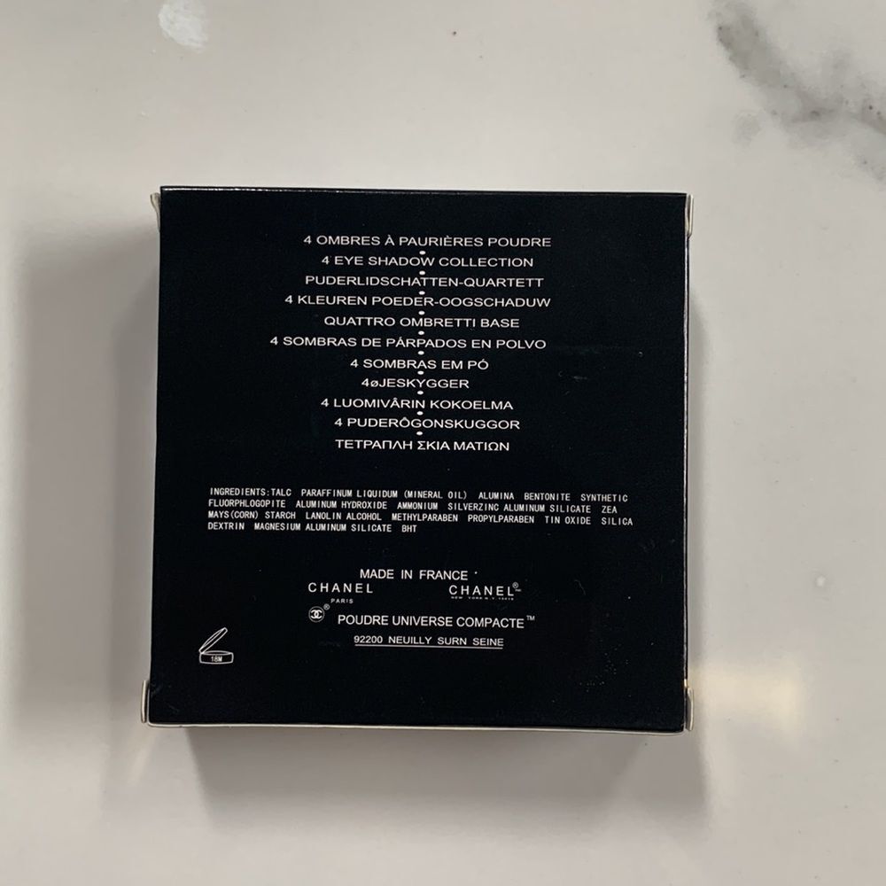 #304 CHANEL LES 4 OMBRES OMBRÉ PAULIÈRES EFFETS MULTIPLES EYESHADOW QUAD New - Picture 3 of 6